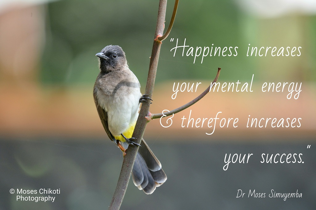 Happy quotes, Happiness quotes, Dr Moses Simuyemba, Motivation For Dreamers